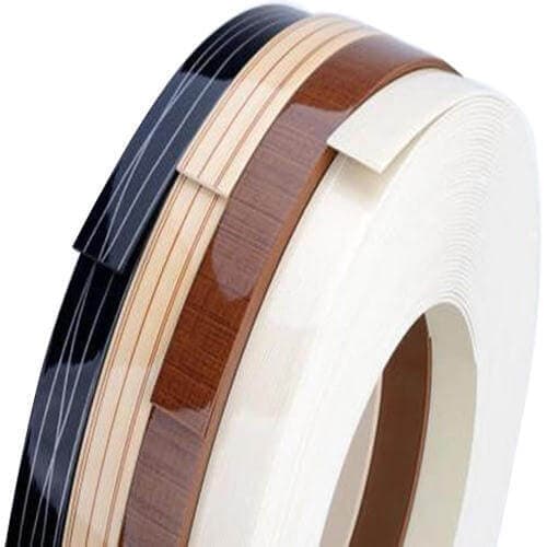 PVC edge banding for furniture elements.